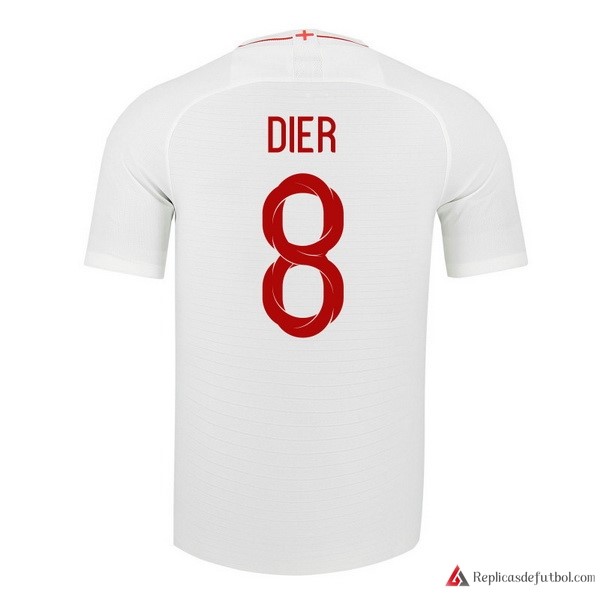 Camiseta Seleccion Inglaterra Primera equipación Dier 2018 Blanco